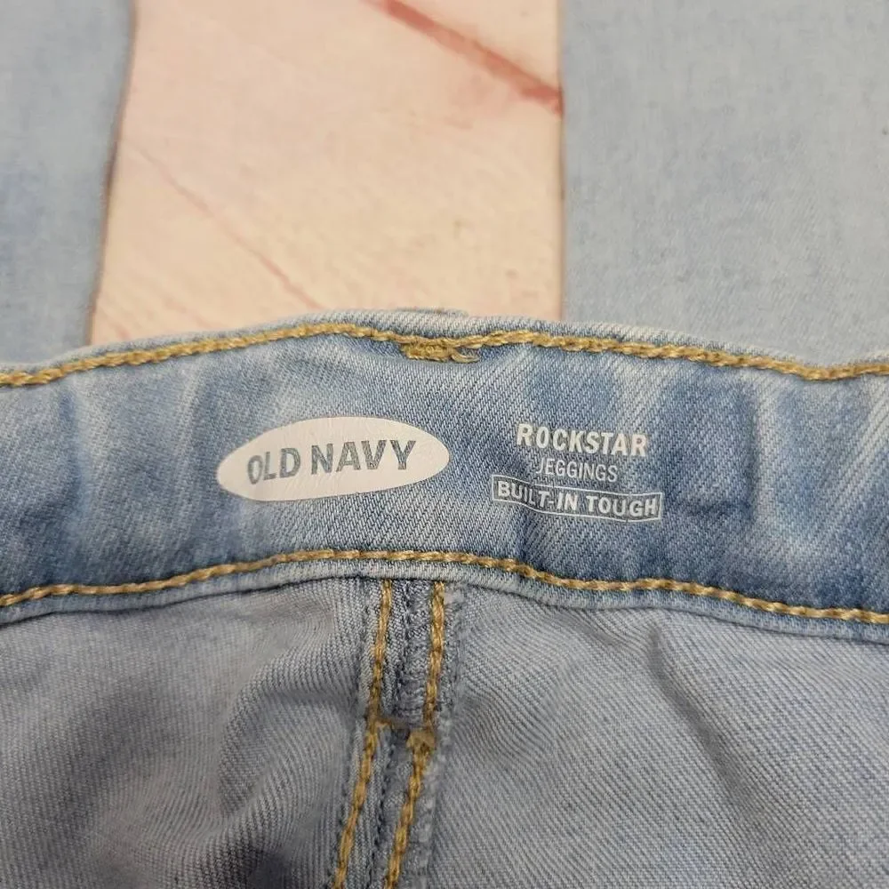 Old Navy Rockstar jeggings jeans 10